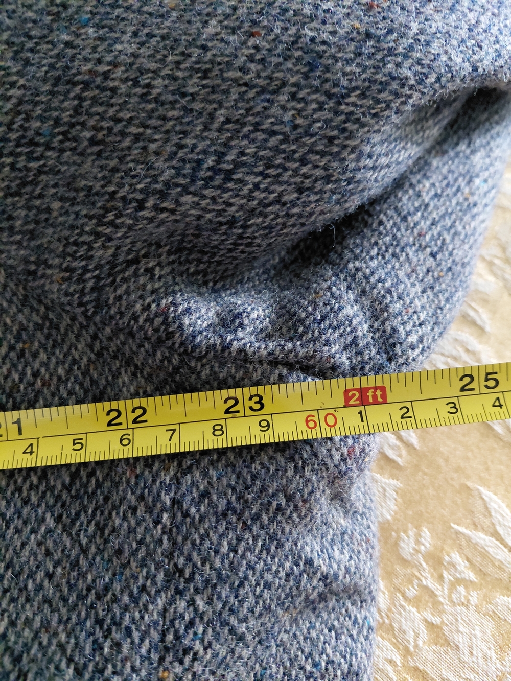 Stewart County 100% Pure Wool Sport Coat Blazer Elbow Patches 46L USA - Picture 13 of 15
